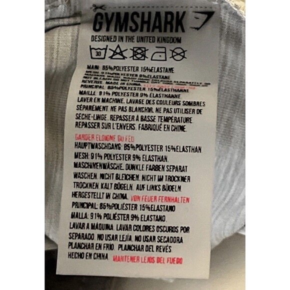 Gymshark Dry Moisture Management Tapered Joggers Silver / Gray Women's XXL - Picture 6 of 15